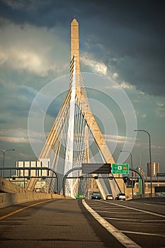 Boston's Leonard P Zakim Cable Stay Bridge