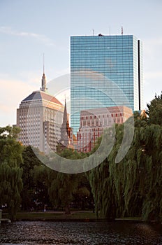 Boston skyline photo