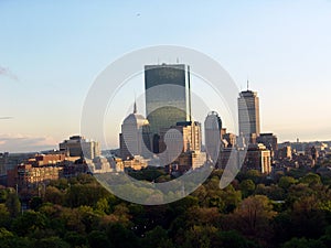 Boston Skyline in the afternoon