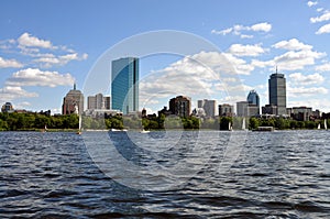 Boston skyline from Charles river