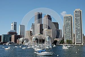 Boston skylines taken from the Charles River 1