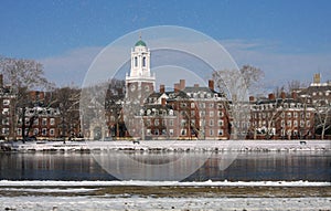 Boston in Snow - Harvard