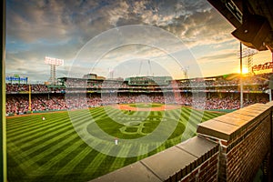 Boston Strong Fenway Sunset