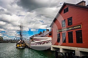 The Boston Tea Party Museum, in Boston, Massachusetts.