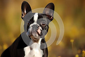 Boston Terrier - Originating from the United States (Generative AI)