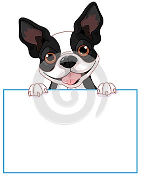 Boston terrier sign