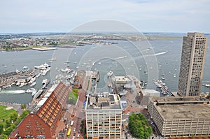 Boston Waterfront, Long Wharf, Massachusetts, USA