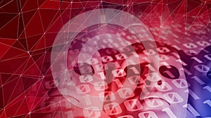 Bot connected robots using binary code and artificial intelligence for machine learning and data analysis in technology driven