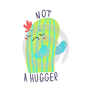 Not a hugger cactus photo