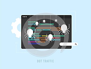 Bot traffic - SEO crawler bots, site-monitoring, aggregator, commercial robots and other non-human visitors to website