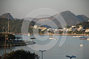 Botafogo beach and Urca background photo