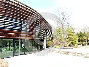 Botanic Garden building architecture at Cornell