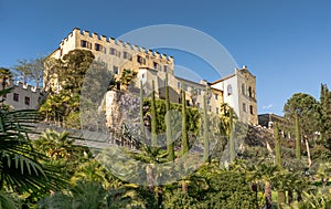 The Botanic Gardens of Trauttmansdorff Castle, Merano, south tyrol, Italy,