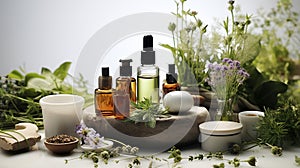 Botanical Brilliance. Harnessing Herbs for Extraordinary Cosmetics. Generative AI