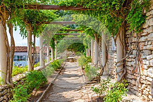 Botanical garden of Balchik palace in Bulgaria