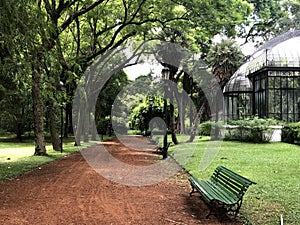 Botanical garden in Buenos Aires in Argentina.