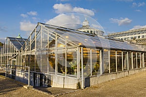 Botanical Garden greenhouses in Copenhagen