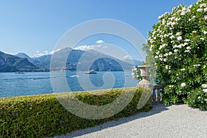 Botanical garden, lake Como, Varenna, Lombardia, Italy