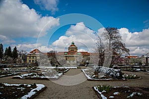 Botanical Garden in Munich in winter