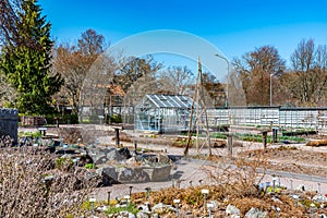 Botanical garden in Uppsala, Sweden