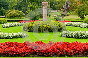 The botanical garden of Villa Taranto, Verbania, Piemonte, Italy