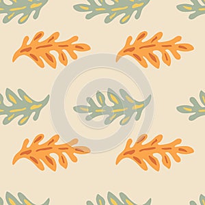 Botanical seamless backdrop featuring foliage