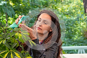 Botany. The concept of landscaping in cafes and restaurants.