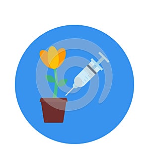 Botany testing Isolated Vector icon that can be easily modified or edited