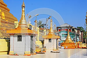 Botataung Pagoda, Yangon, Myanmar photo