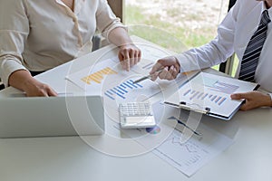 Both accountants have checked the company`s finances. Have checked the work and profit of the company In order to plan for