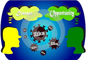 Both sides of Zika virus