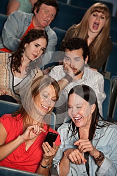 Bothered Audience In Theater photo