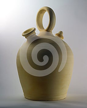 Botijo, traditional Spanish pottery photo
