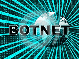 Botnet Illegal Scam Network Fraud 3d Illustration