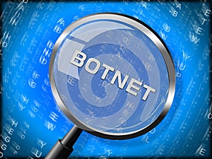 Botnet Illegal Scam Network Fraud 3d Rendering