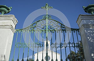 Botoa Hermitage at Badajoz north outskirts, Spain