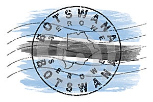 Botswana Serowe Seal Map Design