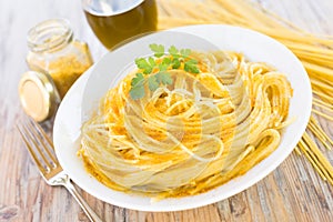 Bottarga Spaghetti, Sardinian Food