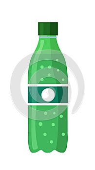 Bottel of refreshment vector