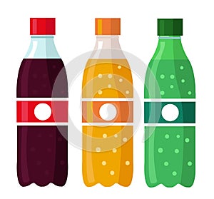 Bottel of refreshment vector