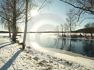 BottenÃ¥n, Lindesberg, Swedena sunny winterday.