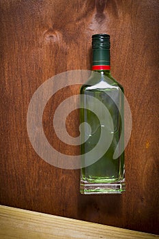 Bottle with absinthe