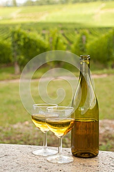 Bottle of Alsace wine