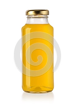 Bottle apple juice isolated