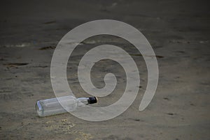 Bottle on the beach