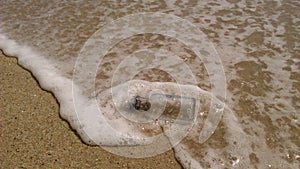 Bottle on the beach