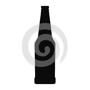 Bottle beer or lemonade icon isolated on white background