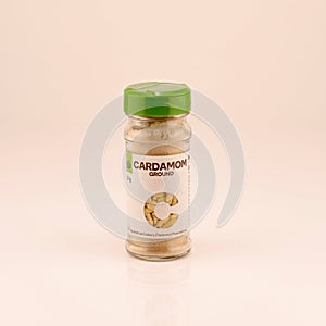 Bottle Of Cardamon Spice