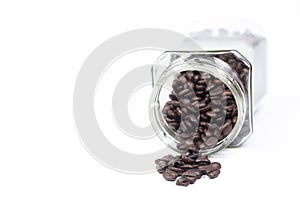 Bottle coffee beans mug