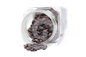 Bottle coffee beans mug